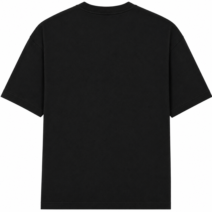 Kids Custom Printed T-Shirt — Design Your Own black back