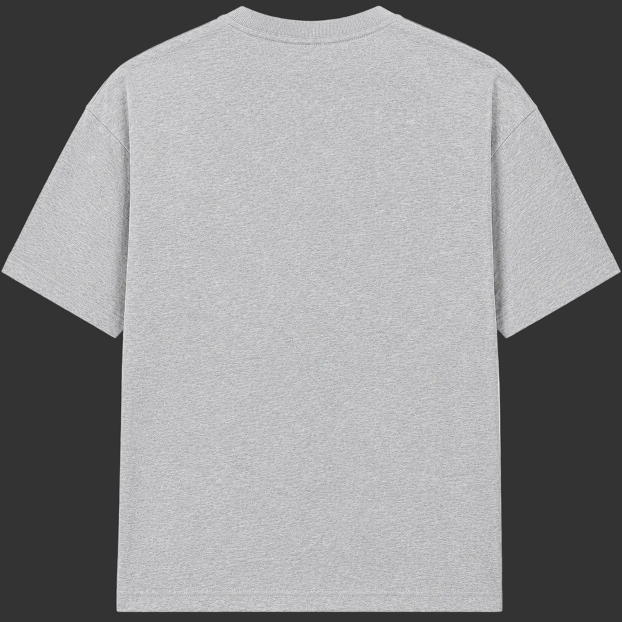 Kids Custom Printed T-Shirt — Design Your Own Heather Grey back