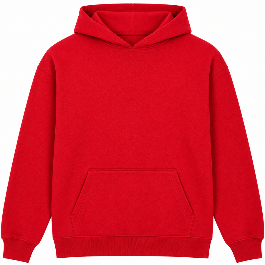 Kids Custom Printed Hoodie — Design Your Own Red